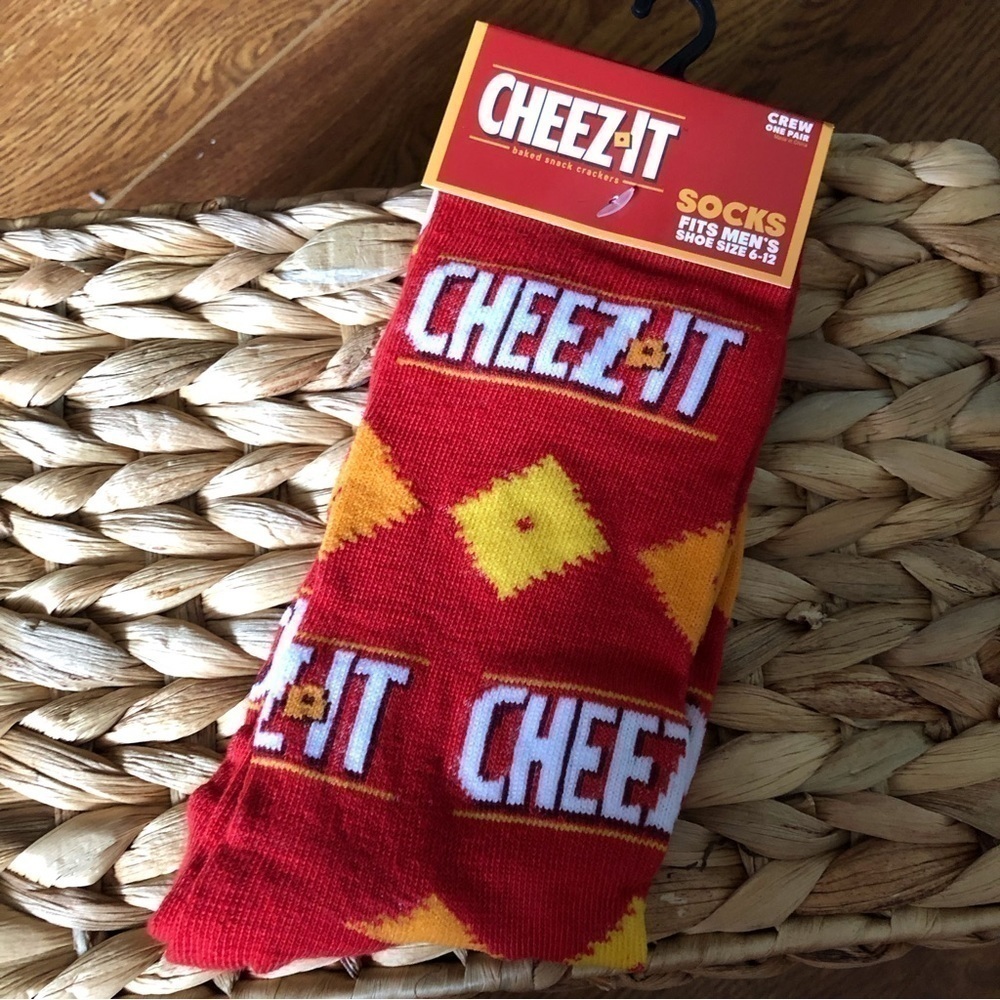 Cheez-it crackers food crew socks